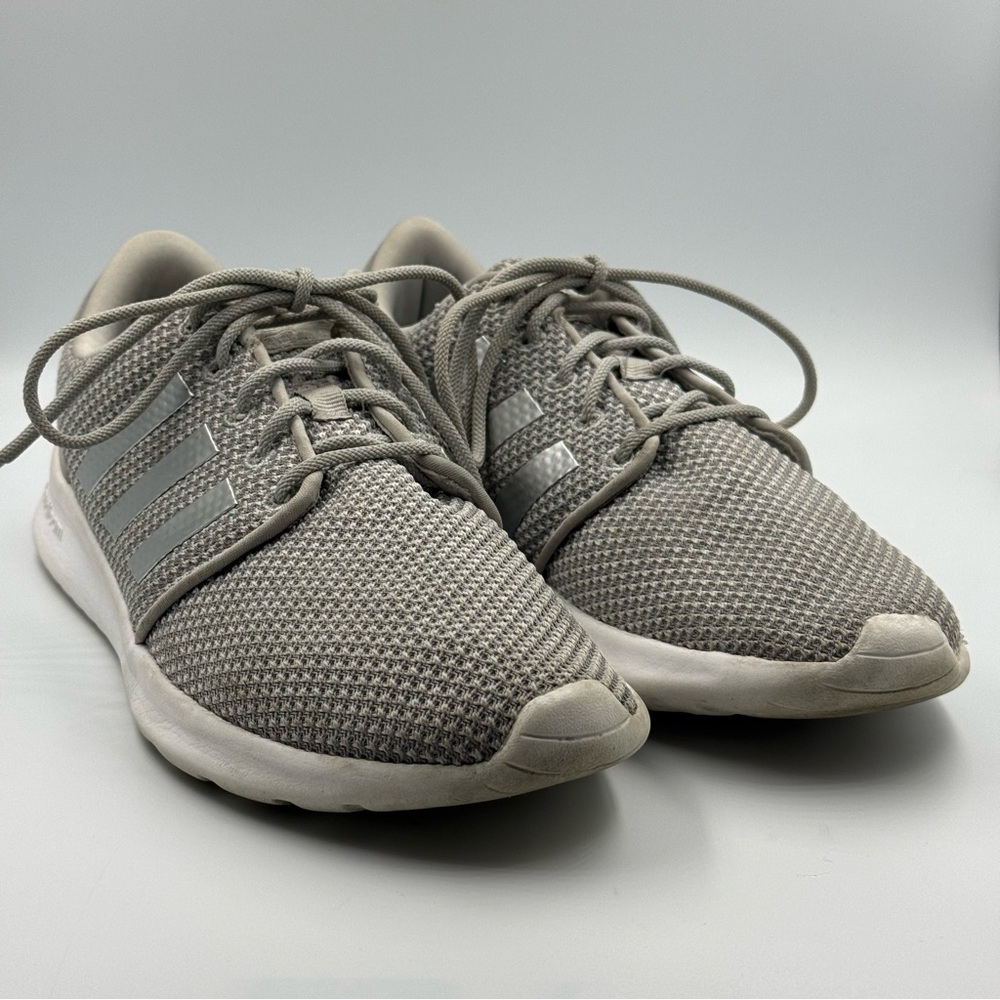 Adidas Cloudfoam Gray Women’s Sneakers Size 8.5 Athletic Running Workout Gym